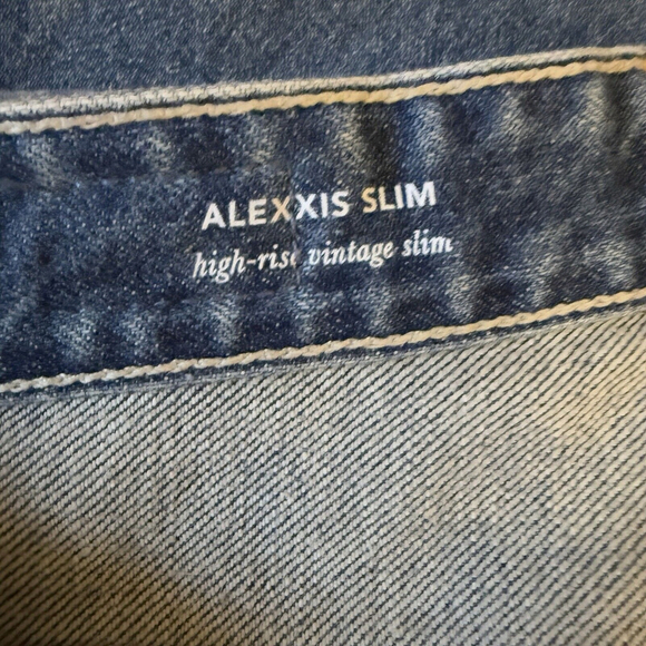 AG Jeans Women's Alexxis Slim High Rise Vintage Fit Button Fly Blue Size 25 NWT - Picture 6 of 9